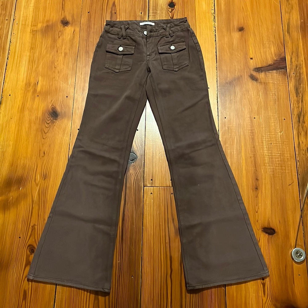 Pacsun Brown Bareback Low Rise Bootcut